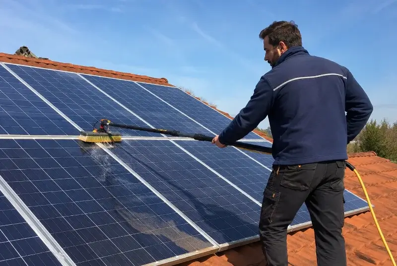 Nettoyage et entretien de panneaux solaires à Port-Vendres